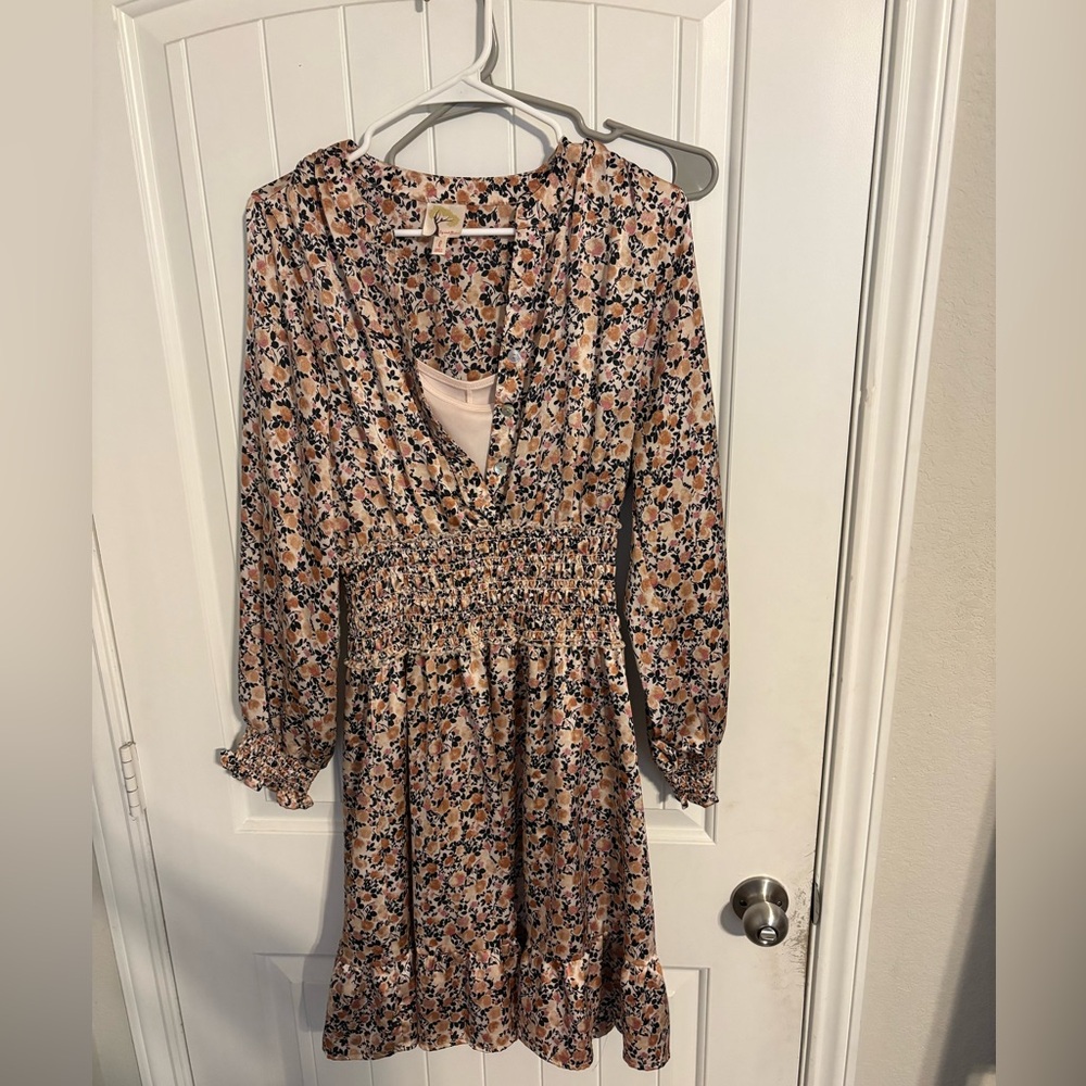 Fig and Flower Multicolor Floral Fabric